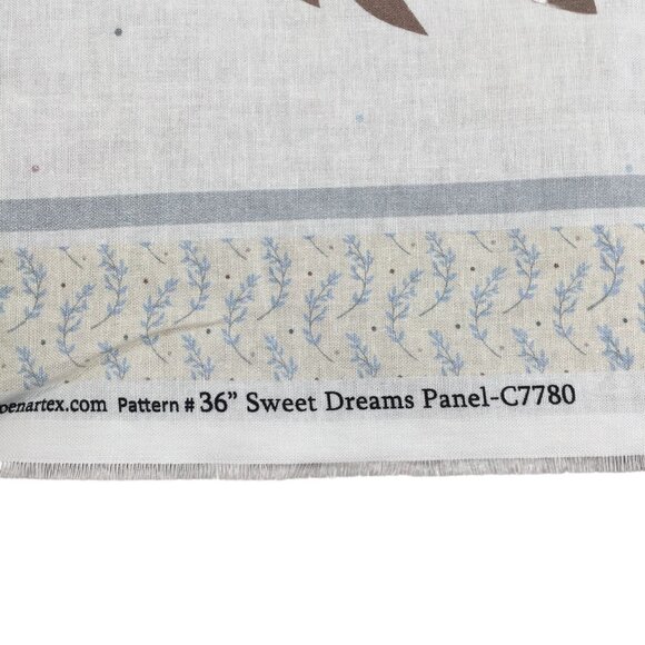 Kanvas Studios Sweet Dreams Fabric Panel for Baby Blanket 43x33" Sheep - Picture 6 of 8